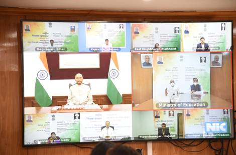 President of India appreciates the role of Teachers through Digital Education during COVID times