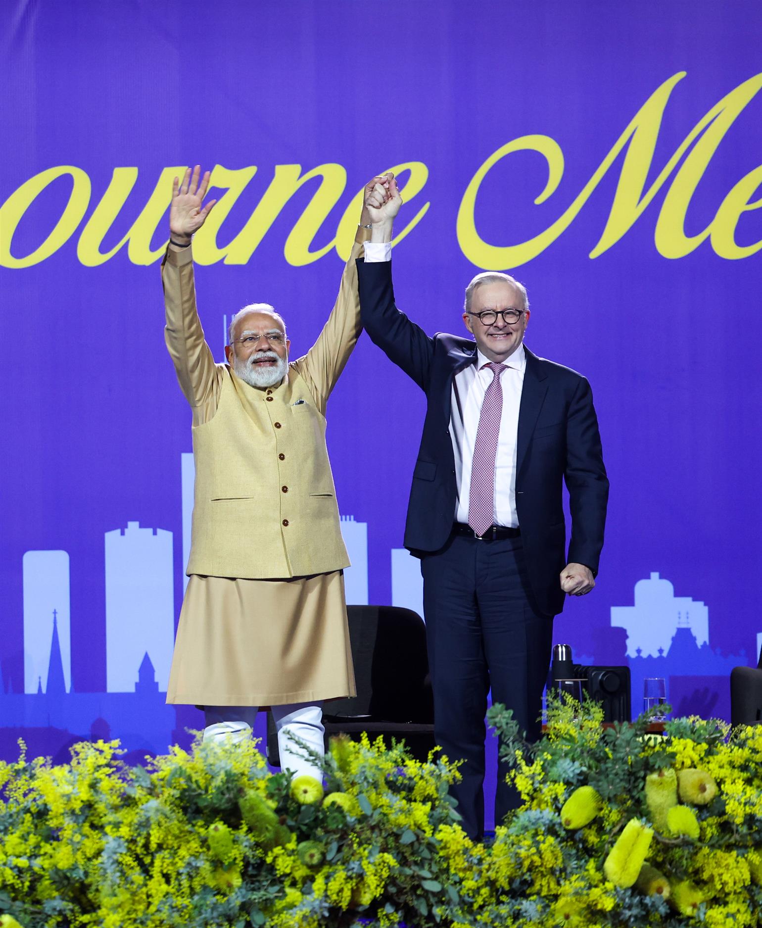 PM participates in a community event at Marvel Stadium, in Melbourne, Australia