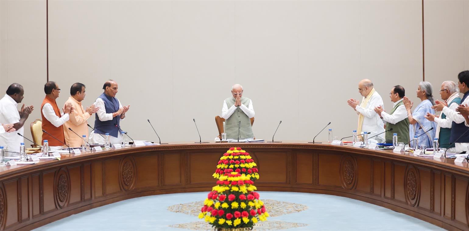 PM chairs Cabinet Meeting, in New Delhi 