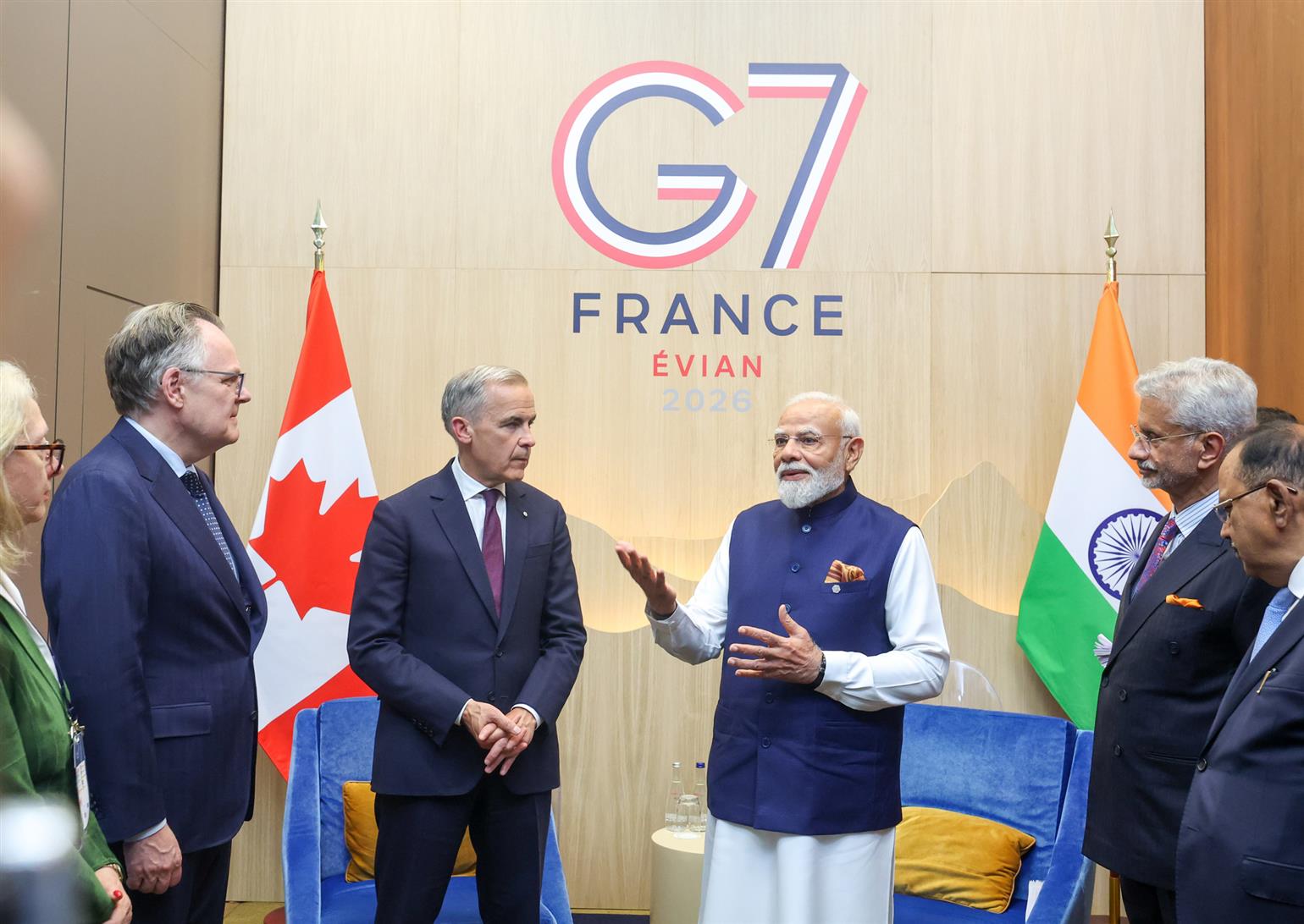 PM held a bilateral meeting with the Prime Minister of Canada, Mr. Mark Carney on the sidelines of the G7 Summit, in Evian, France. 