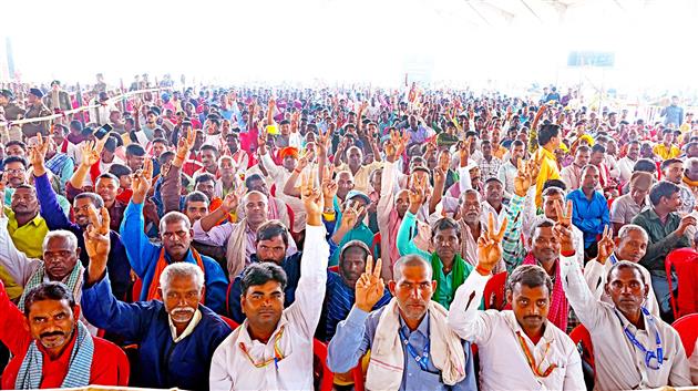 Gathering at Janjatiya Gaurav Divas Celebrations at Jamui, in Bihar on November 15, 2024. PM addressing on the occasion.