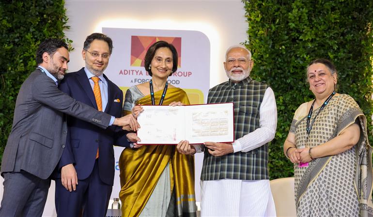 PM attends the Hindustan Times Leadership Summit 2024, in New Delhi on November 16, 2024.