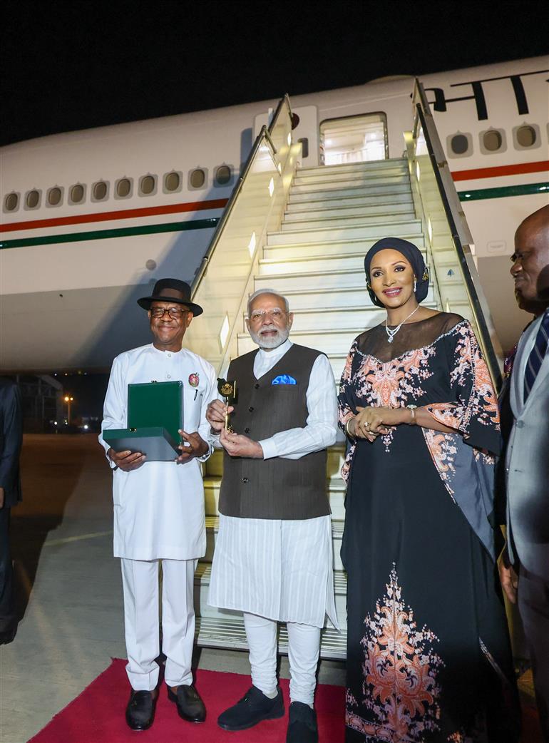 PM arrives in Nigeria on November 16, 2024.