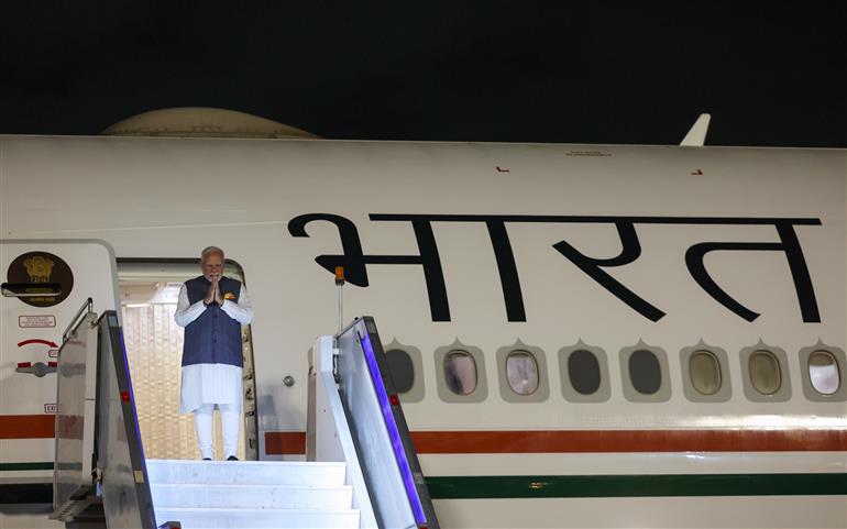 PM arrives in Rio de Janeiro, (Brazil) on November 17, 2024.