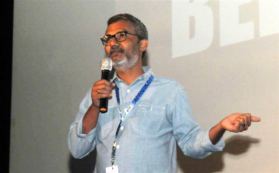 


The Director Nitesh Tiwari of the film DANGAL at the Master Class, during the 48th International Film Festival of India (IFFI-2017), in Panaji, Goa on November 23, 2017. :Ministry of Information & Broadcasting