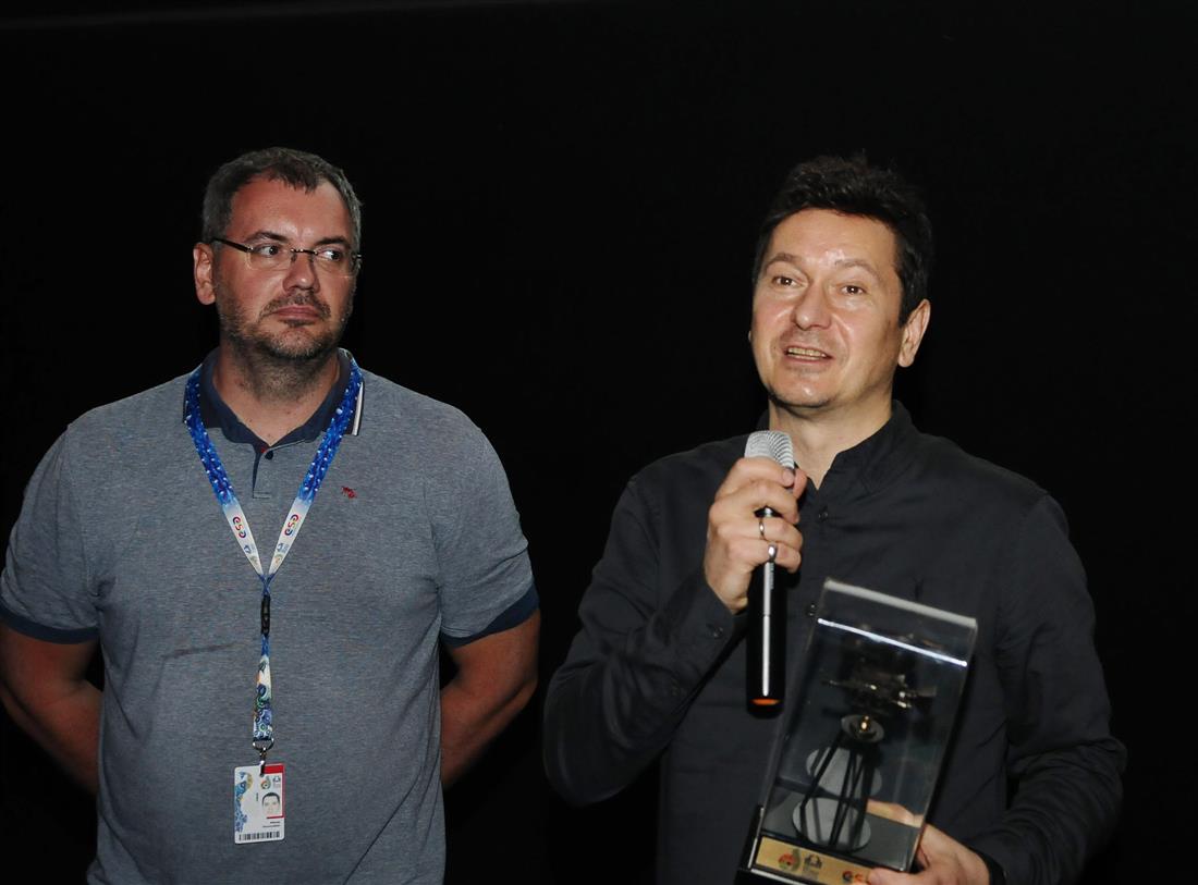 The Cinematographer Vladislav Opelyants of the film HOSTAGE (CW), at the Presentation, during the 48th International Film Festival of India (IFFI-2017), in Panaji, Goa on November 25, 2017.:Ministry of Information & Broadcasting