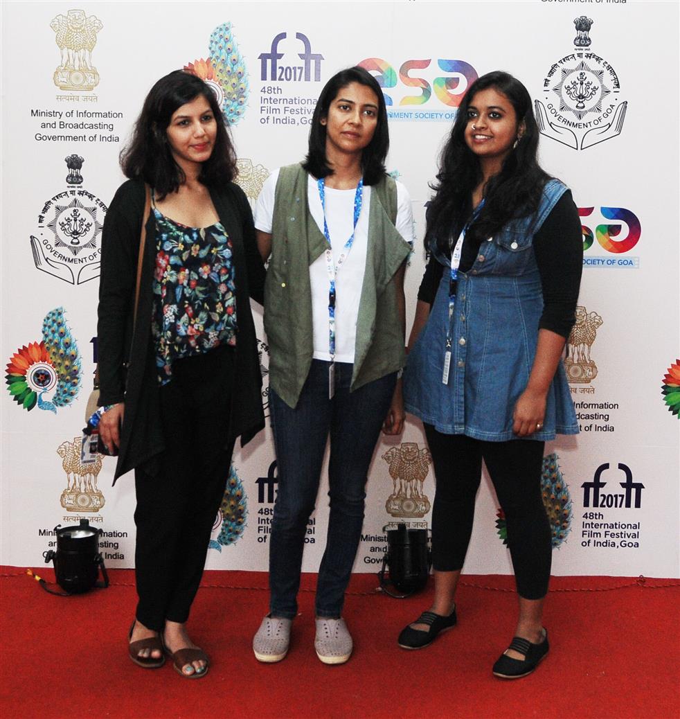 The Crew of the film NEWTON, at the Red Carpet, during the 48th International Film Festival of India (IFFI-2017), in Panaji, Goa on November 25, 2017.:Ministry of Information & Broadcasting