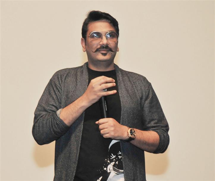 The Casting Director Mukesh Chhabra at the Master Class on Characterisation and Casting for Cinema, during the 48th International Film Festival of India (IFFI-2017), in Panaji, Goa on November 25, 2017.:Ministry of Information & Broadcasting