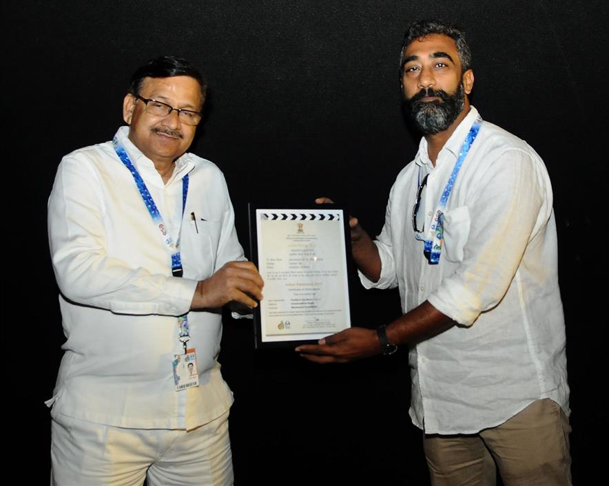 The Director Chandrasekhar Reddy of the film FIRELIES IN THE ABYSS (NF), at the Presentation, during the 48th International Film Festival of India (IFFI-2017), in Panaji, Goa on November 27, 2017.:Ministry of Information & Broadcasting