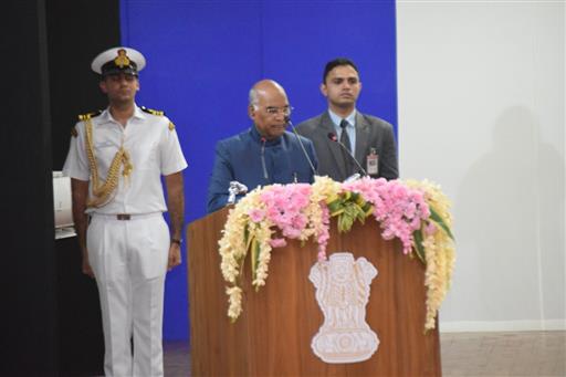 The President of India Sh. Ram Nath Kovind  addressing on the occasion of the Golden Jubilee celebrations of Mahatma Gandhi Institute of Medical Sciences (MGIMS), Wardha on 17 August 2019.