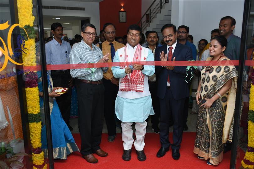 Shri Rameswar Teli, Union Minister of State for Food Processing Industries is inaugurating the Computational Modeling & Nanoscale Processing Unit at the Indian Institute of Food Processing Technology (IIFPT) in Thanjavur today (28.06.2019).