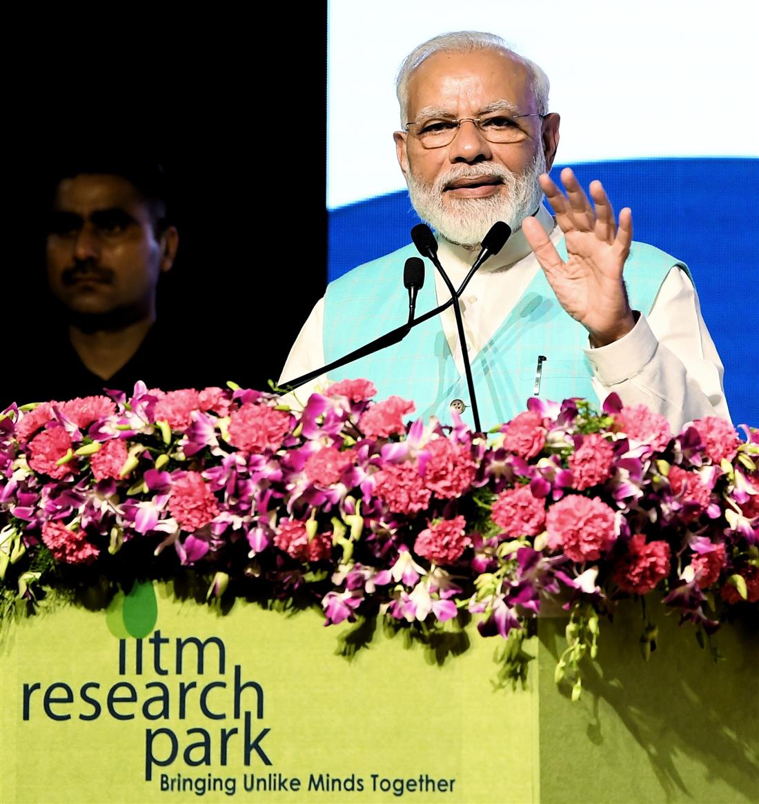 The Prime Minister, Shri Narendra Modi addressing the Singapore India Hackathon 2019, at IIT Madras, in Chennai on September 30, 2019.