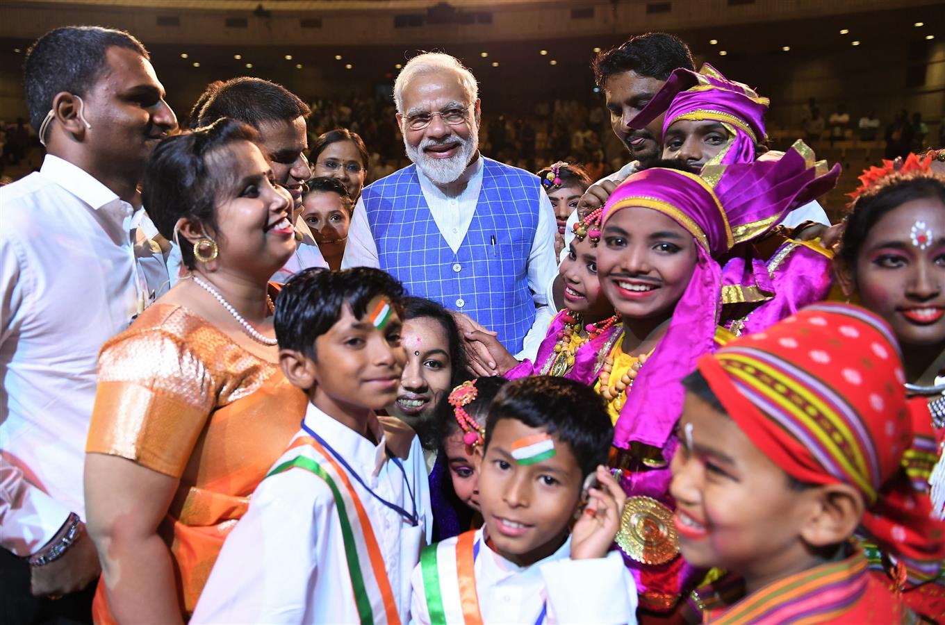 The Prime Minister, Shri Narendra Modi at the Cultural Event “Divya Kala Shakti : Witnessing Ability in Disability”, organised by the DEPwD, Ministry of Social Justice & Empowerment, in New Delhi on July 23, 2019.