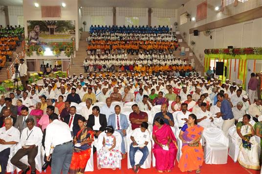Students participated at the Gandhigram Rural University 35th Convocation at Dindigul 