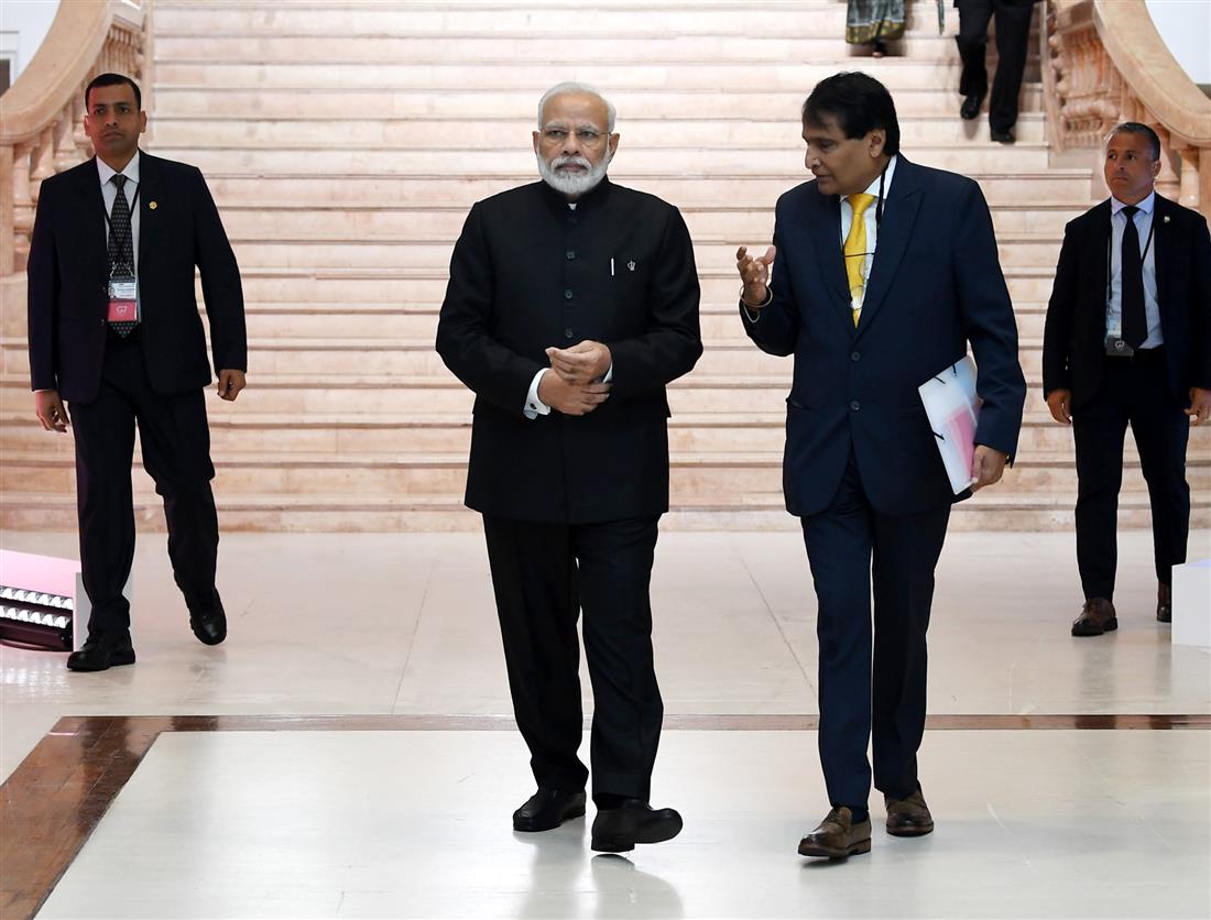 The Prime Minister, Shri Narendra Modi arrives at the venue of the G7 Summit, in Biarritz, France on August 26, 2019.