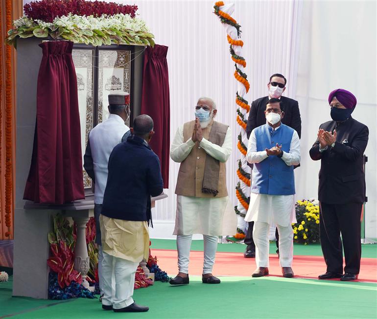 Prime Minister Narendra Modi lays foundation stone of India’s New Parliament Building