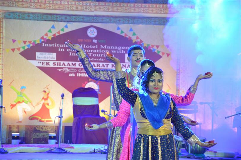Institute of Hotel Management (IHM), Kolkata organizing a programme titled 'Ek Sbaam Gujarat Ke Naam' on February 14, 2020 at IHM Campus, Kolkata to depict the ethnicity, style, quisine and culture of the Gujarati community through various forms of dances including Dandia and mouth-watering dishes from the state as a part of the initiative 'Dekho Aapna Desh' launched by the Union Minister for Tourism (IC), Shri Prahlad Singh Patel. Prime Minister Shri Narendra Modi in his Independence Day speech on August 15, 2019 made an appeal to every citizen to visit at least 15 destinations by the year 2022 to promote domestic tourism in India for enhansing tourist foot falls there to develop the local economy. This initiative of IHM is a part of the initiative taken by the Union Government. 