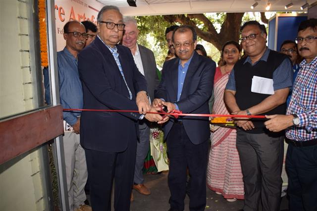 Dr. Jayanta Sengupta, Secretary and Curator, Victoria Memorial Hall and Shri Jawhar Sircar, Former CEO, Prasar Bharati inaugurated an Exhibition on “Rare Artifacts” at BITM.