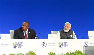 प्रधानमंत्री श्री नरेन्द्र मोदी ने 02 नवंबर, 2021 को ग्लासगो, स्कॉटलैंड में 'स्वच्छ प्रौद्योगिकी नवाचार और परिनियोजन में तेजी' पर आयोजित सत्र में शिरकत की।:Prime Minister