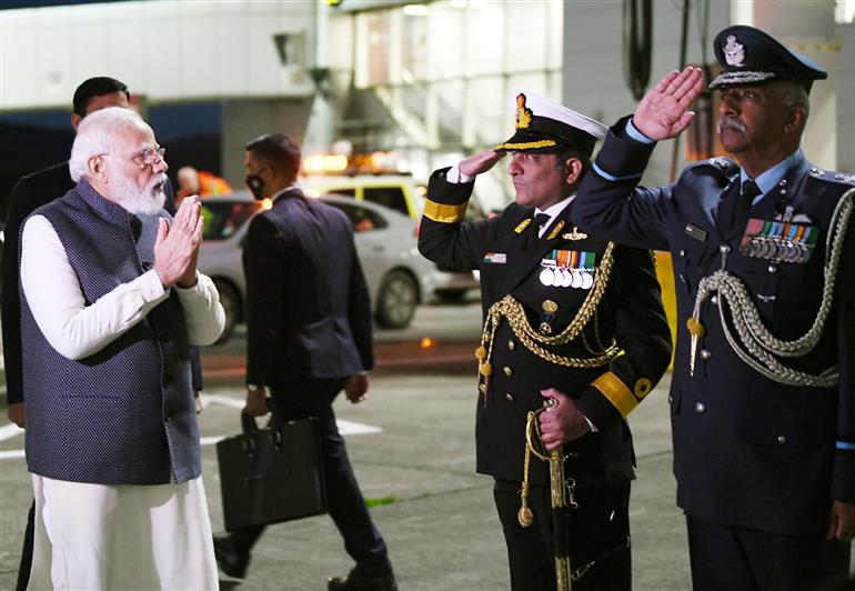 प्रधानमंत्री श्री नरेन्‍द्र मोदी 02 नवंबर, 2021 को स्‍कॉटलैंड से नई दिल्‍ली के लिए रवाना हुए।:Prime Minister
