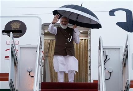 प्रधानमंत्री श्री नरेन्द्र मोदी 22 सितंबर, 2021 को वाशिंगटन डीसी पहुंचे।:Prime Minister
