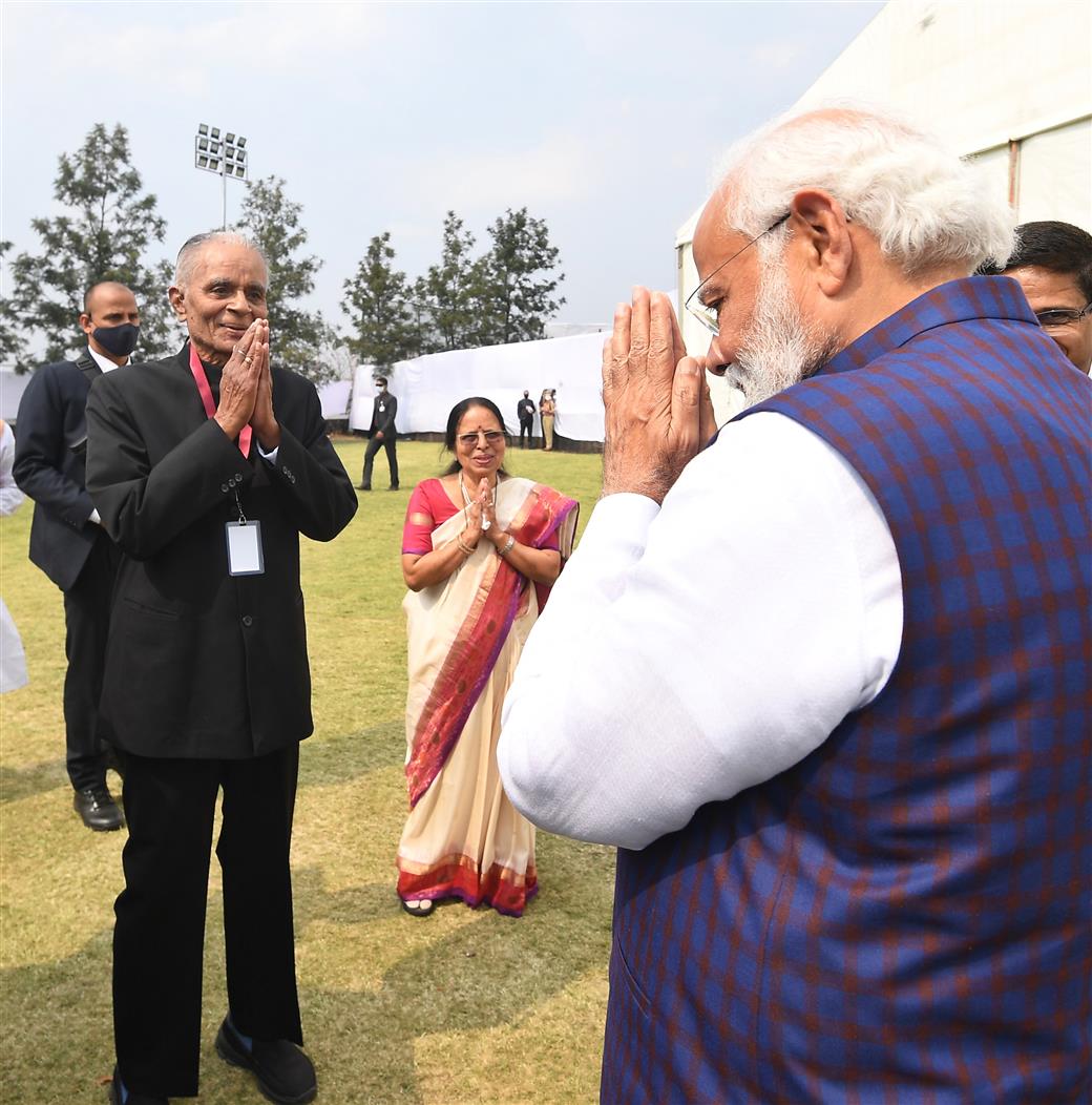 PM at the inauguration of the Golden Jubilee celebration of Symbiosis University, in Pune on March 06, 2022.