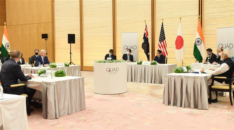 PM at the QUAD Leaders’ Summit, in Tokyo, Japan on May 24, 2022.