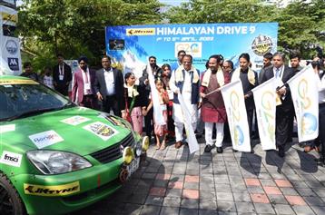 Union Minister for Tourism, Culture and DoNER flagging of the Himalayan Car Rally 9 at Siliguri on 2nd April 2023