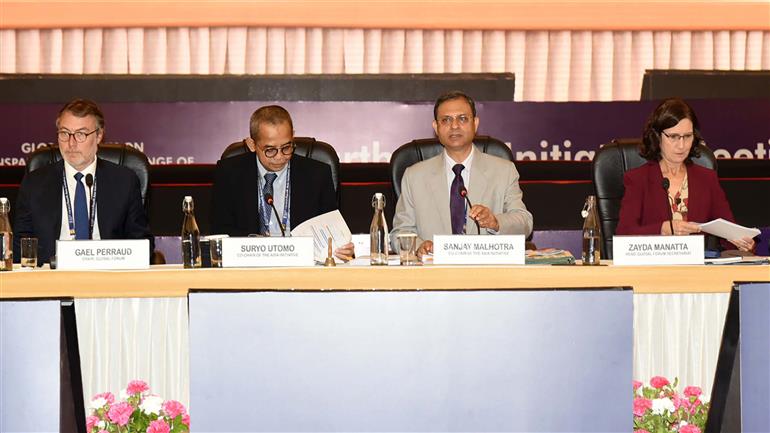 The Revenue Secretary, Ministry of Finance, Shri Sanjay Malhotra co-chaired the 4th High Level meeting of the Asia Initiative of the Global Forum at Chanakyapuri, in New Delhi on April 27, 2023.