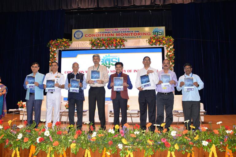 The Secretary, Department of Defence (R&D) & Chairman, DRDO, Dr. Samir V Kamat inaugurates two-day National Conference on Condition Monitoring (NCCM 2023) organised by DRDO, in Visakhapatnam on April 27, 2023.