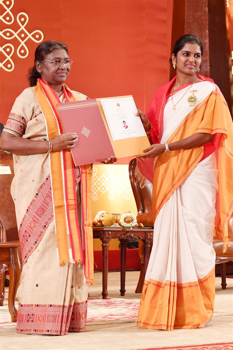 The President of India, Smt Droupadi Murmu graced the 2nd convocation of Sri Sathya Sai University for Human Excellence at Muddenahalli, in Karnataka on July 03, 2023.