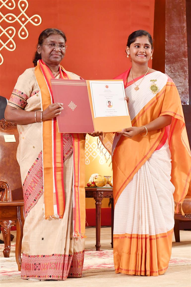 The President of India, Smt Droupadi Murmu graced the 2nd convocation of Sri Sathya Sai University for Human Excellence at Muddenahalli, in Karnataka on July 03, 2023.