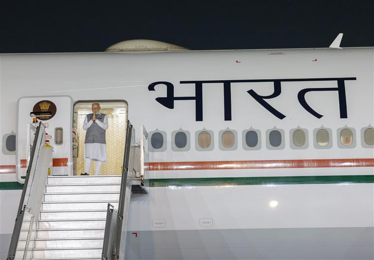 PM arrives at Delhi after concluding his two-nation visit to France and UAE on July 15, 2023.