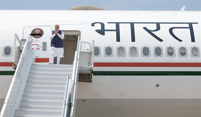 PM arrives at John F. Kennedy Airport, in New York, USA on June 20, 2023.