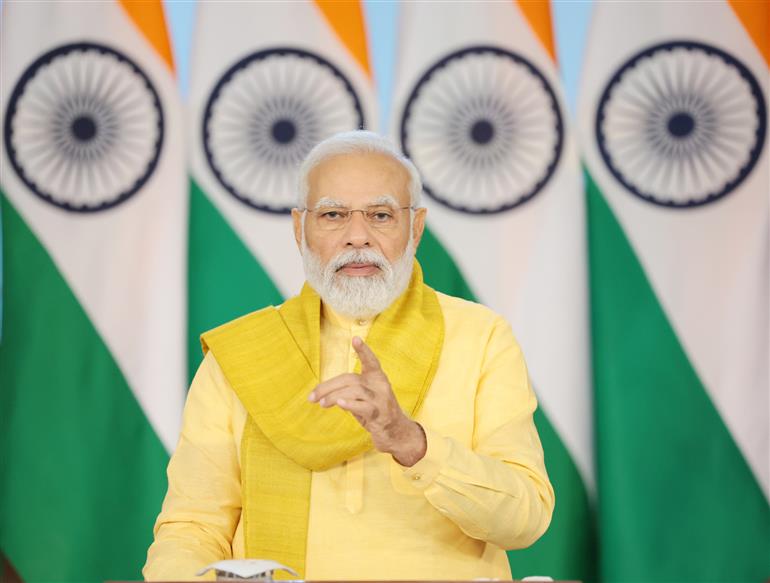 PM addresses the International Day of Yoga, 2023 via video message on June 21, 2023.:Prime Minister