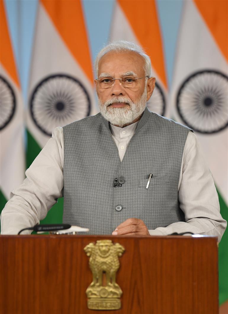 PM addressing Post Budget Webinar on ‘Urban Planning, Development and Sanitation’ on March 01, 2023.