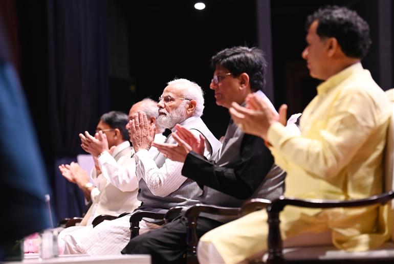 PM graced the occasion of Global Millets (Shree Anna) Conference on International Millets Year 2023 at Subramaniam Hall (PUSA), in New Delhi on March 18, 2023.