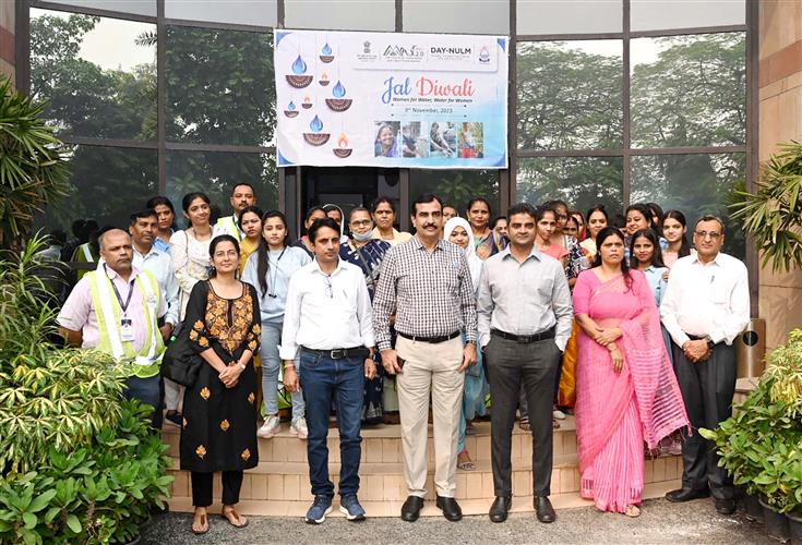 Glimpses of Sonia Vihar Water Treatment Plant (WTP) as part of Jal Diwali –“Women for Water, Water for Women” Campaign, in Delhi on November 09, 2023.