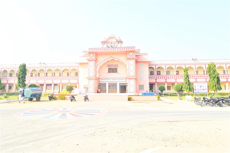 Glimpses of Election Arrangments at Bwani Nikitan College (Jaipur), in Rajasthan on November 23, 2023.