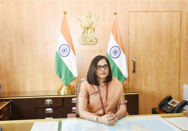 Smt. Jaya Verma Sinha assumes charge as the Chairman and CEO of the Railway Board, in New Delhi on September 01, 2023.