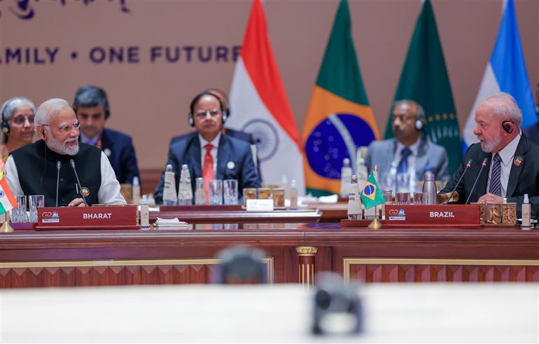 PM’s closing remarks at G20 Summit on ‘One Future’ at Bharat Mandapam, in Pragati Maidan, New Delhi on September 10, 2023.