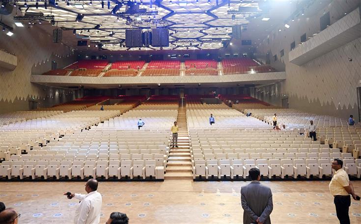 19 सितंबर, 2023 को नई दिल्ली में भारत अंतर्राष्ट्रीय सम्मेलन और एक्सपो केन्द्र - (यशोभूमि) की झलकियाँ।