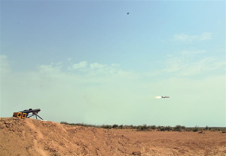 DRDO & Indian Army conduct successful trials of indigenous Man Portable Anti-Tank Guided Missile (MPATGM) Weapon System on April 14, 2024.
