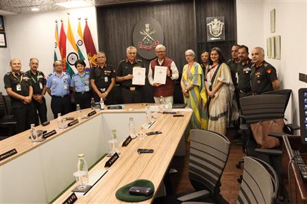 Armed Forces Medical Services (AFMS) signed a Memorandum of Understanding (MoU) for collaborative research and training with Indian Council of Medical Research (ICMR) on April 23, 2024.