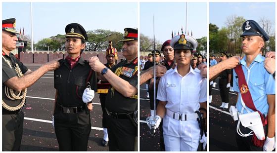 Glimpses of the Passing out Parade of 58th Batch of Armed Forces Medical College, in Pune on April 25, 2024.