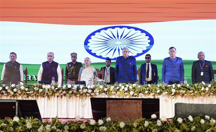The Vice President of India, Shri Jagdeep Dhankhar graced the Golden Jubilee Celebrations of Seth Anandram Jaipuria School at Kanpur, in Uttar Pradesh on December 01, 2024.