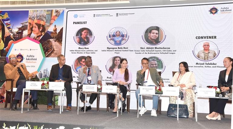 Glimpses of Panel Discussion at the Ashtalakshmi Mahotsav 2024 in Bharat Mandapam, New Delhi on December 08, 2024.


