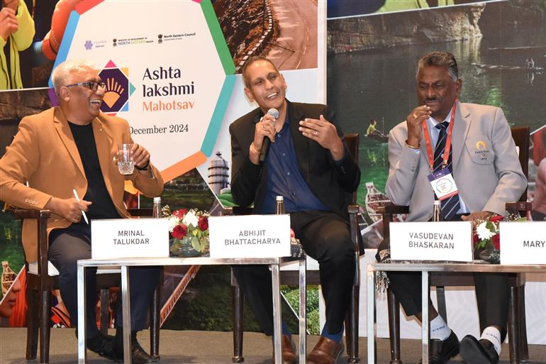 Glimpses of Panel Discussion at the Ashtalakshmi Mahotsav 2024 in Bharat Mandapam, New Delhi on December 08, 2024.

