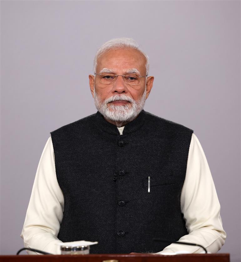 PM’s condolence message on passing away of former Prime Minister Dr. Manmohan Singh via video conference on December 27, 2024.

