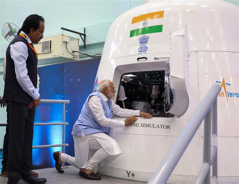 PM visits Vikram Sarabhai Space centre (VSSC) at Thiruvananthapuram, in Kerala on February 27, 2024.